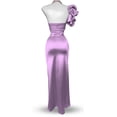 thumbnail image 3 of Vestido de graduación escote de corazón Violeta Unitalla, 3 of 3