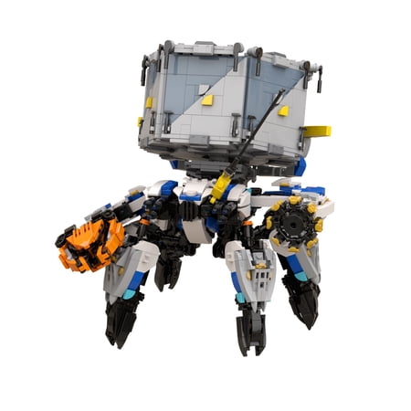 Horizon Shell Walker Building Blocks Set Zero Deawn Mecha Thunder Monster Bricks Toy for Children Birthday Xmas Gift