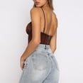 thumbnail image 5 of ZyeKqe Corset for Women Deep V Neck Tank Top Spaghetti Strap Sleeveless Shirts Backless Going out Tops, 5 of 9