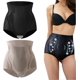 thumbnail image 1 of CHAO 2 piezas de ropa interior modeladora reparadora de fibra de iones de hielo, fibra de nido de grafeno, adelgazante para aumentar la cadera, ropa interior de control abdominal L negro-café, 1 of 5