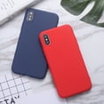thumbnail image 2 of Solid Color Silicone Phone Case Cover Protector for iPhone XS Max/XS/X/7/8/7P/8P, 2 of 7