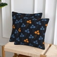 thumbnail image 4 of Home Throw Pillow Covers Two Sides Printed Leaves Patterns Decor Sofa Living Room Bed Couch Car Set of 2, 4 of 7