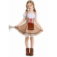 thumbnail image 6 of Mercatoo Kid Girls 𝐎ktoberfest Garment German Fraulein Bavarian Dirndl Dress Child's 𝐂arnival Halloween Cute B𝐞er Apparel, 6 of 7