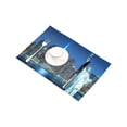 thumbnail image 3 of MKHERT Statue of Liberty with NYC New York City Cityscape at Night USA Placemats Table Mats for Dining Room Kitchen Table Decoration 12x18 inch,Set of 6, 3 of 4