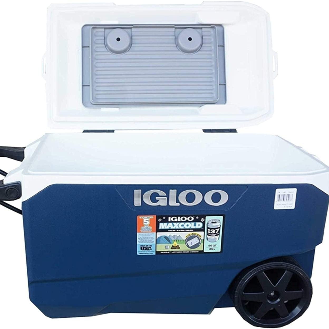 Details about   Igloo Flip and Tow 90 Quart Cooler 