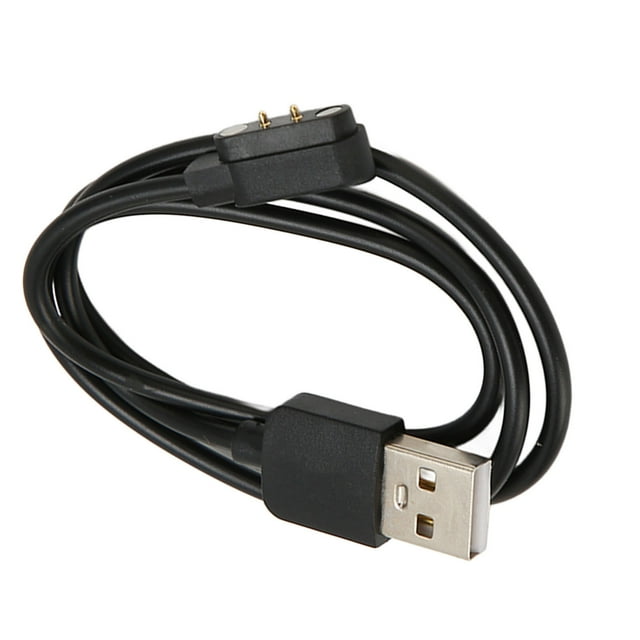 Smartwatch Charging Cable, Efficient 1M Overvoltage PVC ABS Watch USB Fast Charging Cable 5V 1A Black For Travel