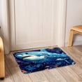 thumbnail image 6 of Shark Polyester Non-Slip Machine Washable Floor Carpet Chair Mat Floor Rug, 6 of 6