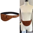 thumbnail image 4 of Slccxzc Retro Suede Waist Bag Anti-Theft Belt Bag with Adjustable Strap Lightweight Bum Bag for Travel Daily Commute Sports Hiking, 4 of 7