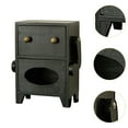 thumbnail image 6 of Dualoai Mini Storage Cabinet with Drawer Decoration for Necklace Living Room Bedroom Black, 6 of 9