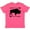 Vintage Hot Pink, variant on Inktastic Buffalo Cute Animal Western Youth T-Shirt