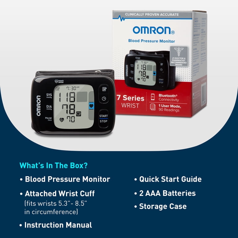OMRON 7 Series Wireless Wrist Blood Pressure Monitor photo 6
