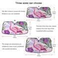 thumbnail image 5 of Flamingo in Flowers Floral Automotive Front Car Windshield Sun Shade Reflector Foldable for Front Fit for Cars Truck SUVs, 5 of 8