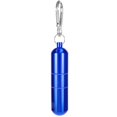 thumbnail image 2 of Cigarette Storage Tube Aluminum Alloy Sealed Waterproof Portable Cigarette Holder Container for Outdoor Travel Camping Hiking Blue, 2 of 5
