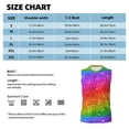 thumbnail image 6 of JUNZAN Colorful Glitter Men's Sleeveless T Shirts,Sleeveless Muscle Shirts,Sizes S-3XL, 6 of 8