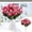 Pink, variant on U.S Decorative Home Artificial Red Pansy Bouquet
