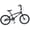 Black + 20 Inch Single Speed Freestyle Bicycle, variant on LuckyNote Freestyle Bike 20 Inch Single Speed, Carbon Steel Frame, Rear Caliper Brake, Black