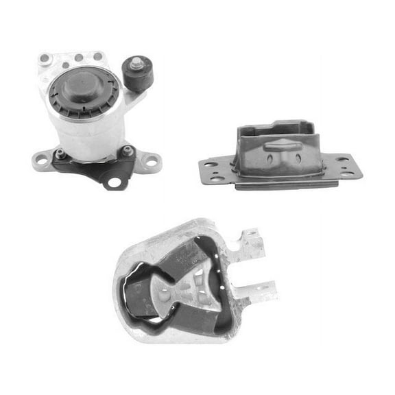 Engine Mount Kit - Compatible with 2013 - 2020 Ford Fusion 2.0L 4-Cylinder Turbocharged 2014 2015 2016 2017 2018 2019