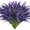 Purple, variant on 20 count Outdoor Artificial Grass Greenery Stems Faux Plastic for Spring Summer Indoor Outside Garden Planter Porch Patio Window Box , Red