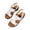 White, variant on Women's Summer Large Size Rhinestones With Flat Slippers Summer Sandals Pink 36
