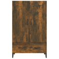 thumbnail image 3 of vidaXL Highboard Smoked Oak 70x31x115 cm Engineered Wood, 3 of 5