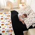 thumbnail image 4 of Castle Fairy Basketball Print King Bedding 7pcs, Sport Stars Print King Bed in a Bag, White Orange Black,Black Reversible, 4 of 7