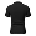thumbnail image 3 of Eashery Mens T Shirts Lapel T Shirt Men Polo Shirts Black S, 3 of 3