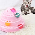 thumbnail image 6 of Reheyre Cat Turntable Toy 4 Level Amusement Plate Exercise Game Interactive Toy Kitten Tower Tracks Toy Cat Supplies, 6 of 8