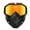 Black Frame + Imitation Red Lens, variant on A Full-Face Goggle with Anti-Fog High-Definition Lenses - Detachable Outdoor Goggles with Adjustable Ski Mask