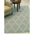 thumbnail image 4 of Hand-tufted Wool Light Green Traditional Trellis Moroccan Rug, 4 of 5