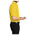 thumbnail image 2 of Mafoose Male Silk Touch Polo Men Extended T-Shirts Sunflower Yellow S, 2 of 7