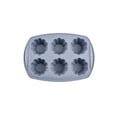 thumbnail image 2 of Flower Shape Silicone Baking Mold, 6 Cavity 12X8 Inch Grey Silicone Muffin Pan, Non-Stick Grade Baking Supplies for Homemade Cupcakes, Pastries and Dessert Making, 2 of 6