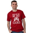 thumbnail image 5 of Just Clicked Funny Video Gamer Nerd Men's Graphic T Shirt Tees Brisco Brands L, 5 of 6