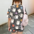 thumbnail image 7 of Grblisyd Girls Summer Outfits Size 10-12 Years Animal Print T-Shirts and Elastic Waist Shorts 2 Piece Outfit Kids Cute Clothing Sets, 7 of 7