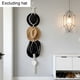 thumbnail image 2 of Lekihaqq Boho Macrame Hat Hanger Handwoven Wall Rack Cotton Tassel Hat Organizer For Cowboy Hats Fedoras Hanging Storage, 2 of 7