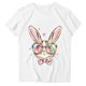thumbnail image 2 of Puntoco Liquidación de blusas cortas para mujer, camisetas de manga corta con cuello redondo y estampado bonito a la moda para mujer, 2 of 4