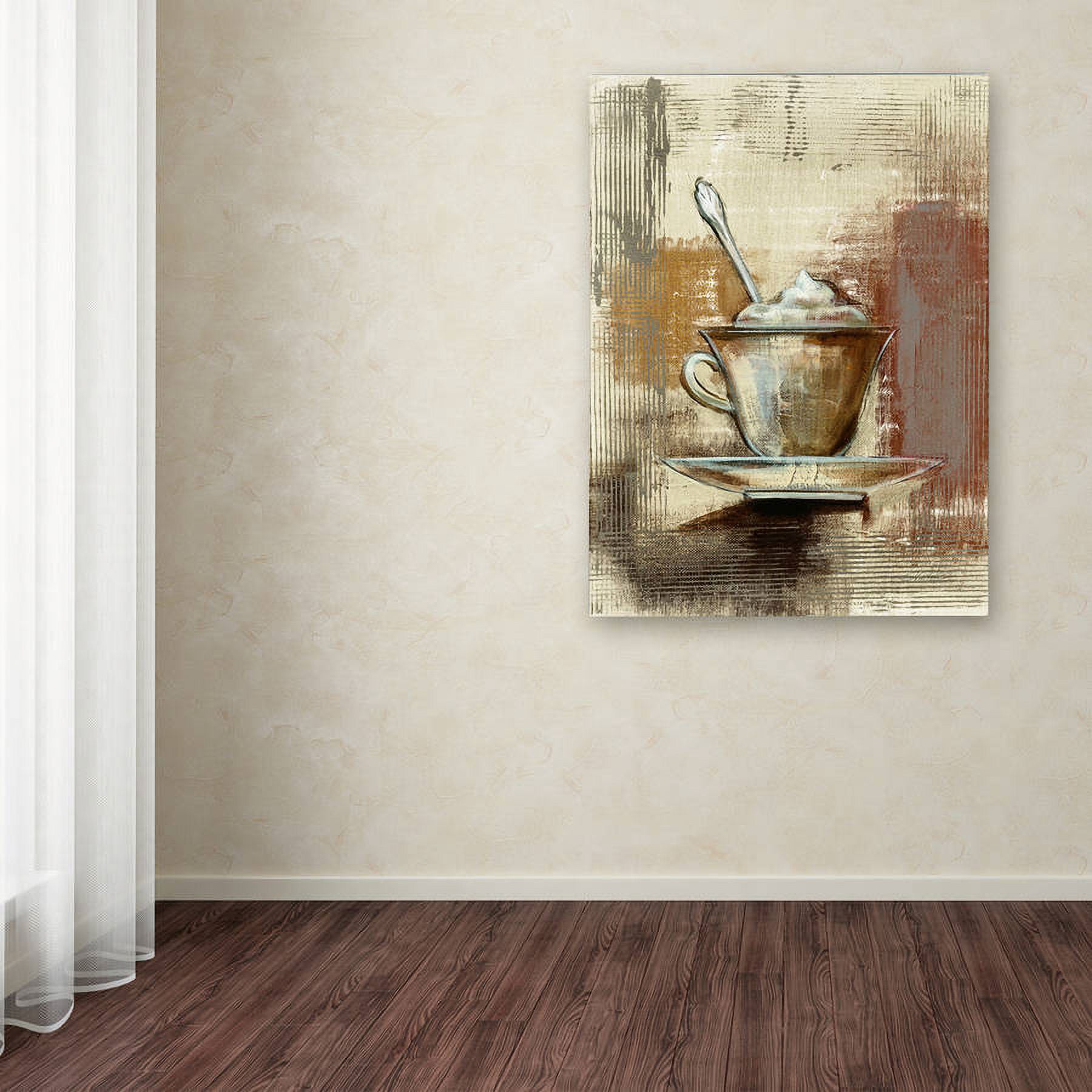 Trademark Fine Art "Cafe Classico III Neutral" Canvas Art by Silvia Vassileva
