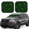 thumbnail image 1 of Fotbe Green Bright Web with Spiders Juego de 2 Piezas de Parasoles para Parabrisas | Bloqueador Solar para Auto | Accesorios Plegables para Protección Solar Interior-Large, 1 of 6