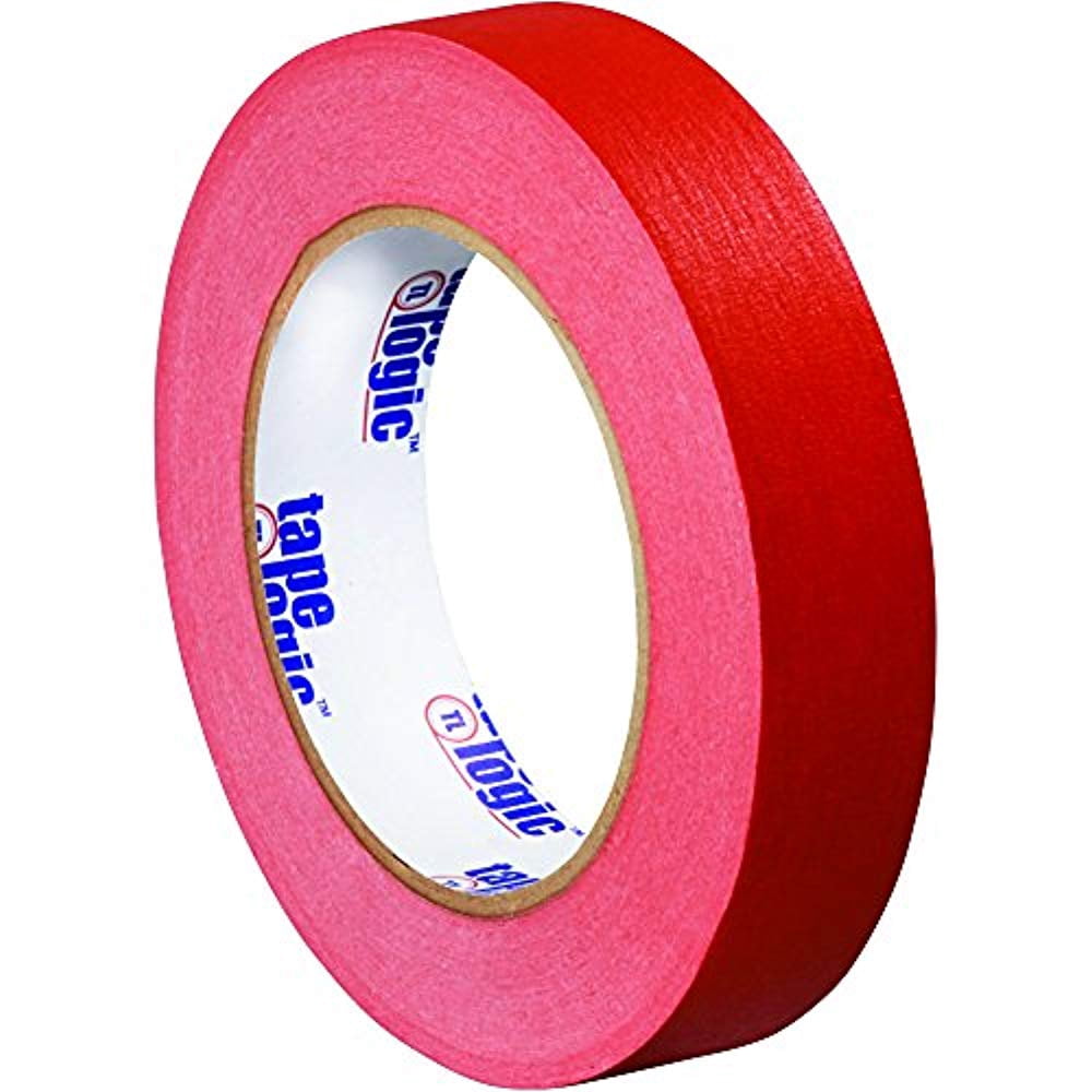 Tape Logic Masking Tape Red 1" x 60 Yard Roll (36 Roll/Case)