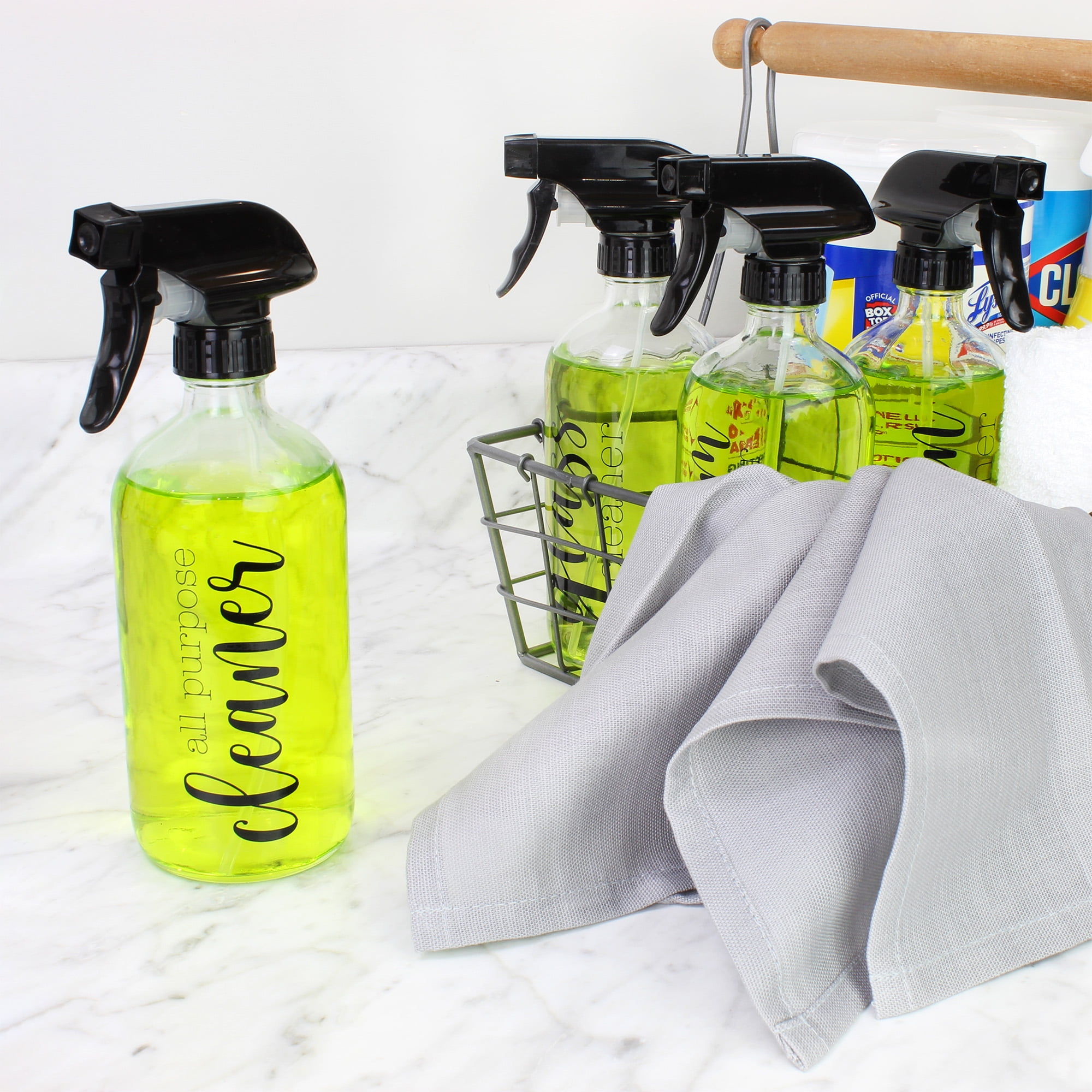 Household Cleaner Spray bottles for cleaning, Modern farmhouse