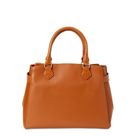 Time and Tru - Time and Tru Multi Compartment Molly Satchel Bag ...