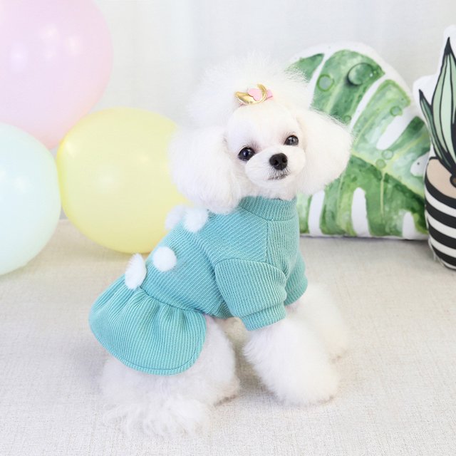 Falda para Perro mascota onlyliua de Lana Pomerania Bichon