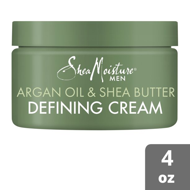 SheaMoisture Men's Defining Hair Cream Argan Oil and Shea for Curly