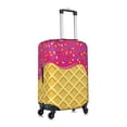 thumbnail image 3 of Kll Red Ice Cream Luggage Cover Suitcase Cover Suitcase Protector (Luggage not included)-Medium, 3 of 8