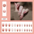 thumbnail image 1 of Heallor-Juego de uñas postizas acrílicas reutilizables, 24 piezas, esmalte de uñas oscuro, puntas artísticas artificiales, 1 of 5