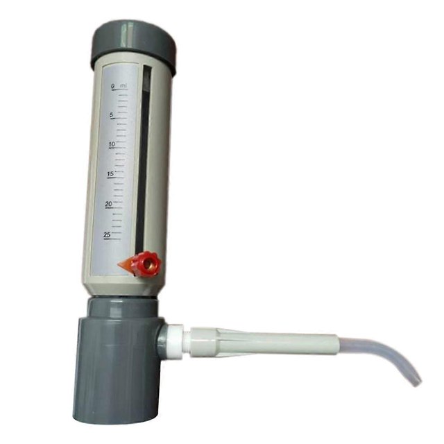 Lab Bottle Top Dispenser Economic Semi-Automatic Liquid Dispenser Sleeve Type 5-25 Ml Adjustable Liquid Adder