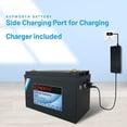 thumbnail image 4 of KEPWORTH 12V 100Ah LiFePO4 Battery Deep Cycle Lithium Iron Phosphate Battery Built-in BMS Lightweight Maintenance-Free Perfect for RV/Camping, Solar/Backup Power,Trolling,Motor/5-Years Warranty, 4 of 4