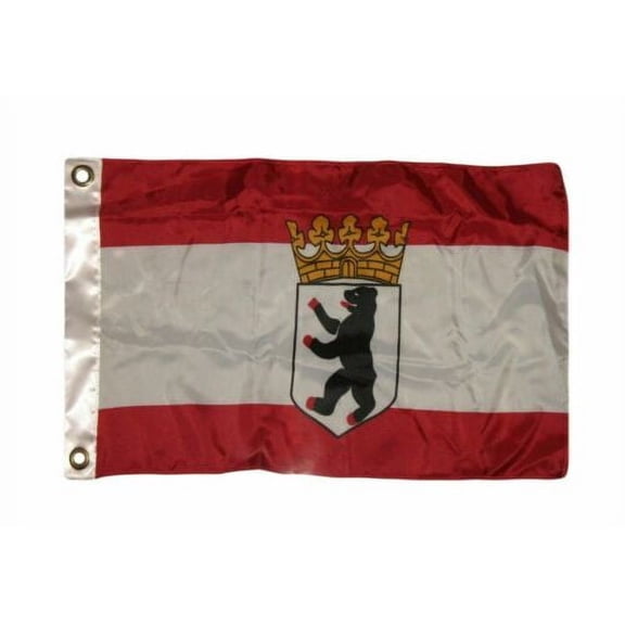 12x18 12"x18" Germany German Berlin Crown Boat Car Flag Banner Grommets