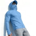thumbnail image 7 of Long Sleeve Sun Shirt Men UPF 50+ Sun Protection Jacket Zip Up Lightweight Shirts Running Fishing Hiking Outdoor, 7 of 7