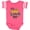 Football Pink and White, variant on Inktastic My First St Patrick's Day with Shamrocks Boys or Girls Baby Bodysuit
