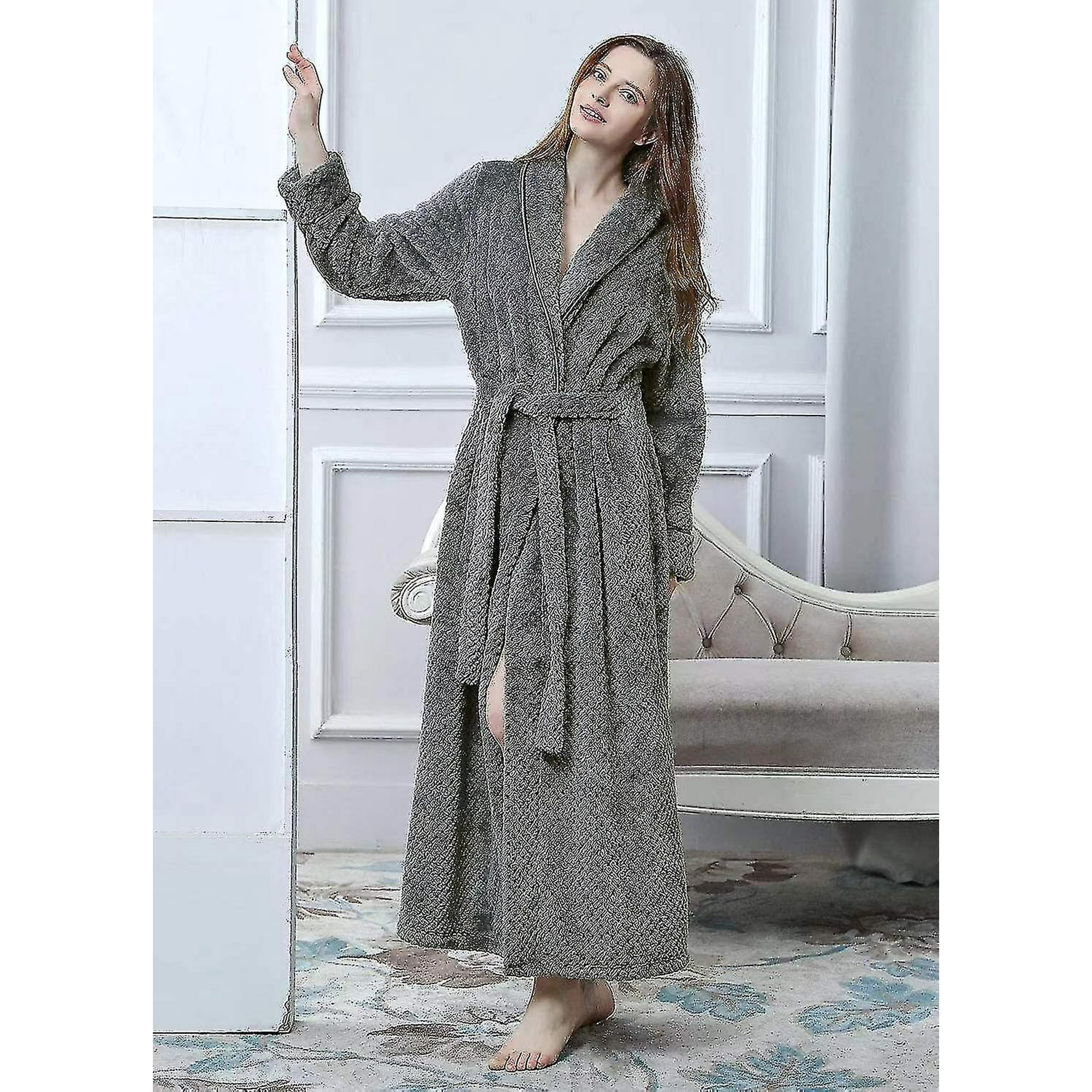 Peluche Robe De Chambre Douce Robe De Chambre Pour Femme En